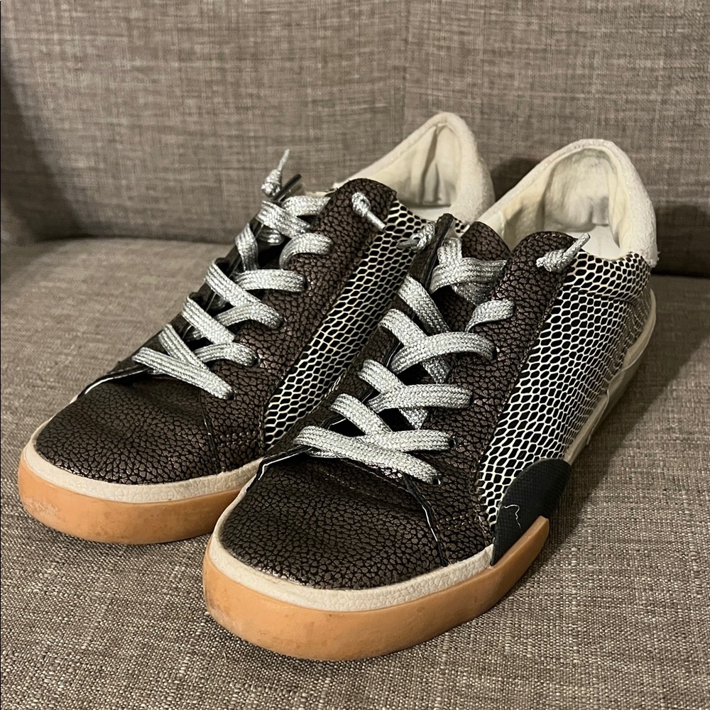Dolce Vita Black and White Sneakers